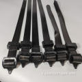 Estrusione personalizzata assemblata cingoli in PVC nero